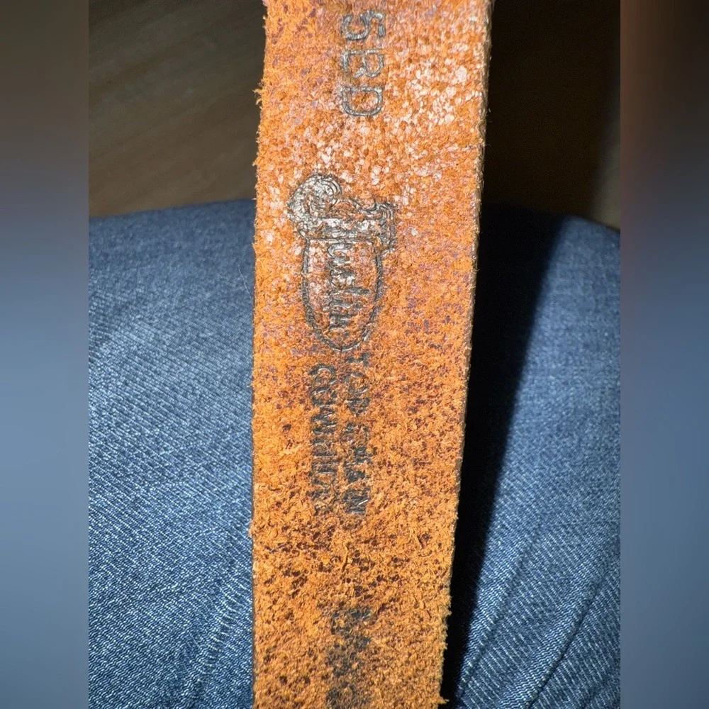 Justin Boots Western Scroll Heart Belt